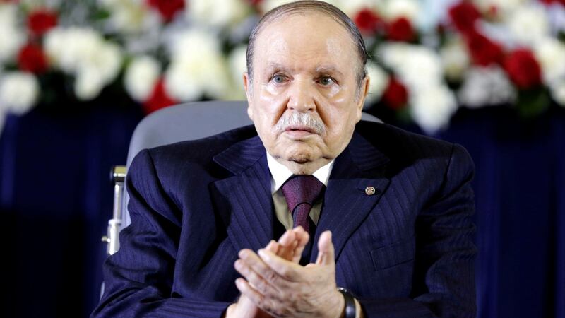 Former president of Abdelaziz Bouteflika Algeria, who resigned in April following protests. File photograph: Louafi Larbi/Reuters