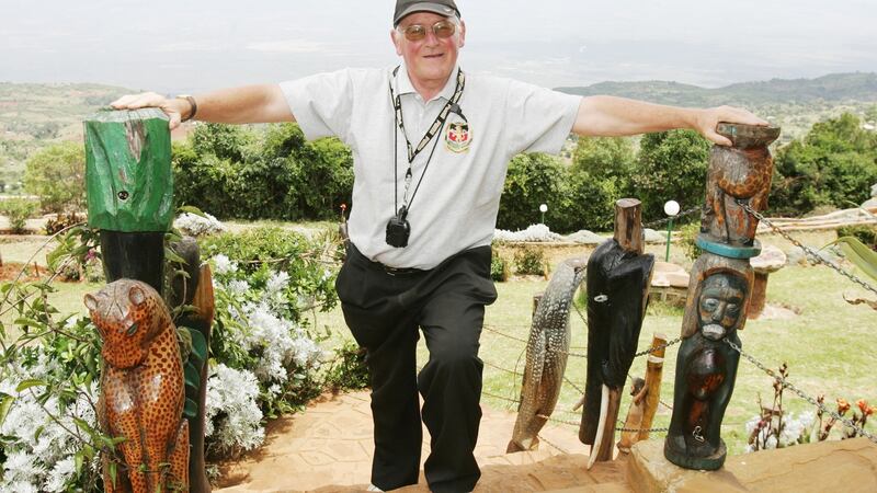 Colm O’Connell pictured in Iten, Kenya in 2007. Photograph: John Gichigi/Getty