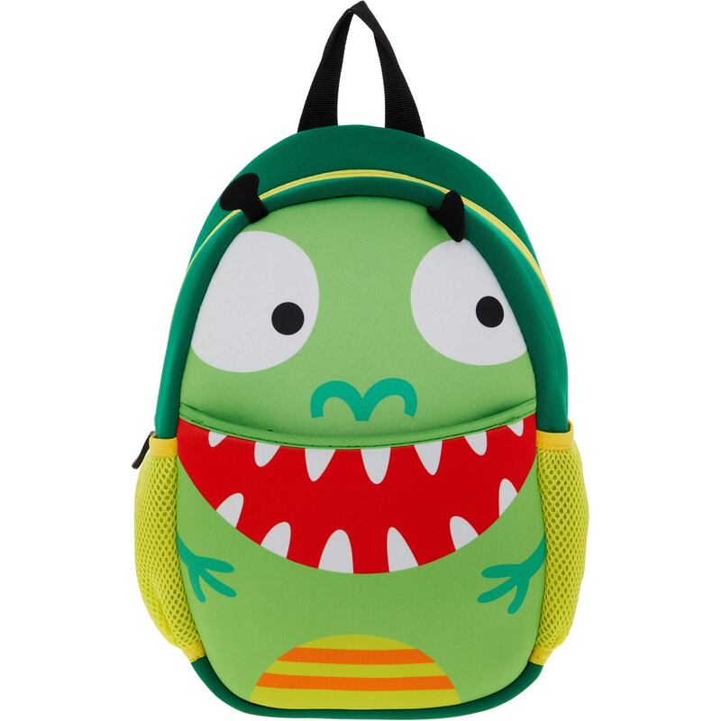Green and yellow alien backpack, €9.99, TKMaxx.