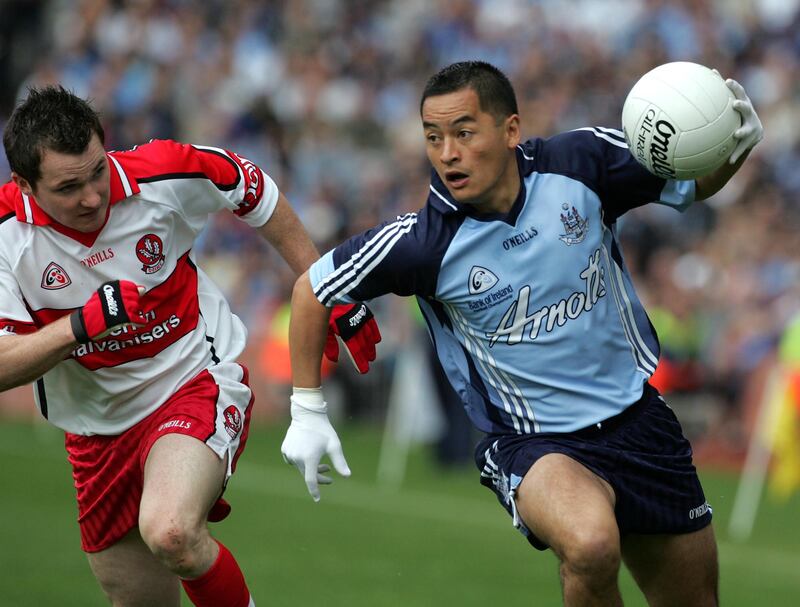 Dublin's Jason Sherlock: in 2015 Dublin manager Jim Gavin brought him in as forwards coach, a role he played through Dublin’s five-in-a-row to 2019. Photograph: Eric Luke