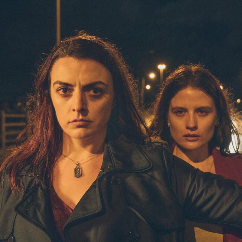 Nora-Jane Noone and Nika McGuigan in Wildfire. Photograph: Aidan Monaghan/Samson Films
