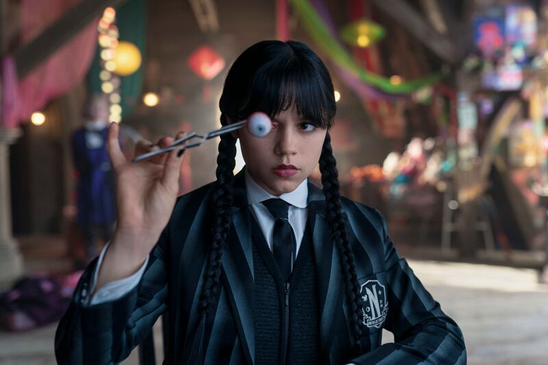 Wednesday: Jenna Ortega as Wednesday Addams. Photograph: Netflix/Jonathan Hession
