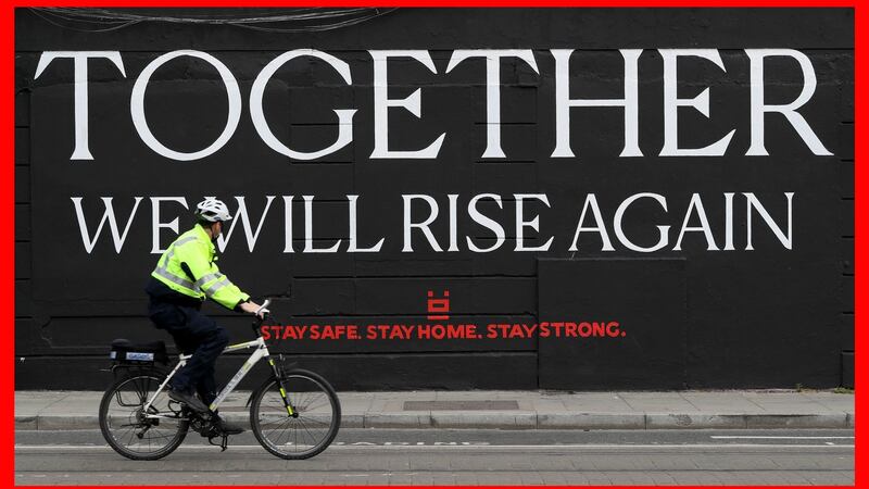 Taoiseach Leo Varadkar and Minister for Health Simon Harris warn there are “no indications that disease levels are low enough to enable any easing of restrictions” after May 5th. Photograph: Brian Lawless/PA