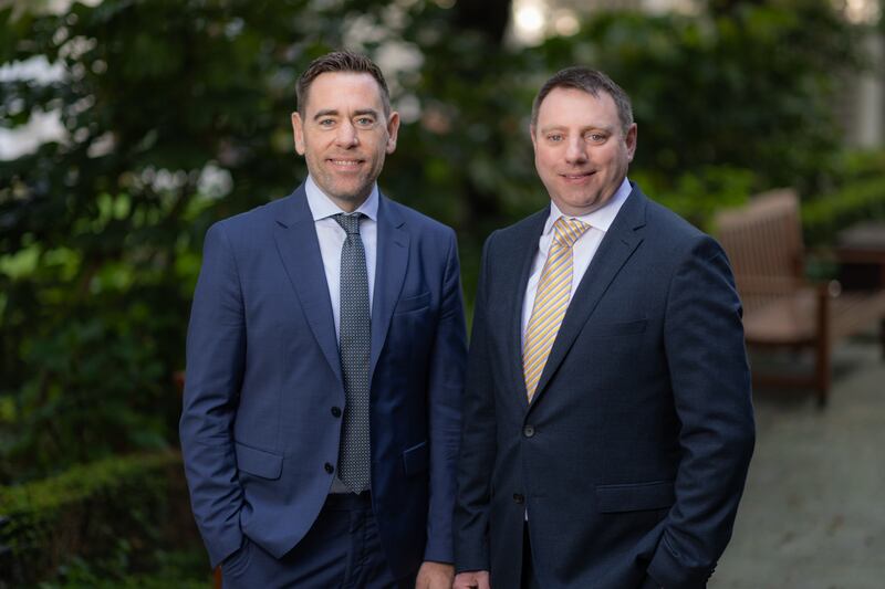 Brendan Noud and Des Anderson, co-founders of LearnUpon