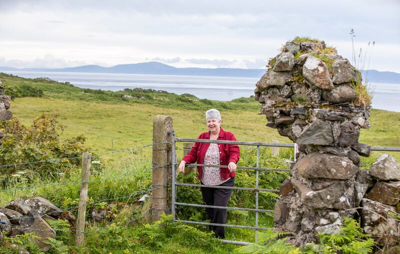 McQuilkan’s home is in yet another gorgeous location, perched on a hill that overlooks Scotland from one side, and Ireland from the other. Photograph: Paul Faith