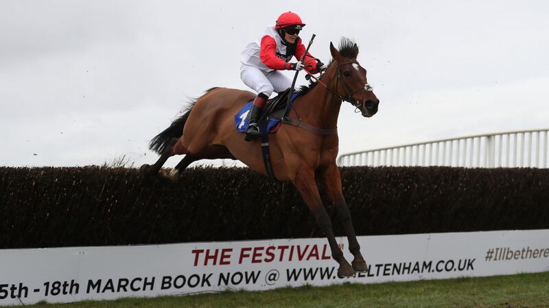 Victoria Pendleton on Pacha Du Polder on their way to winning the Betfair Switching Saddles Hunter Chase at Wincanton.  Photograph: David Davies/PA Wire