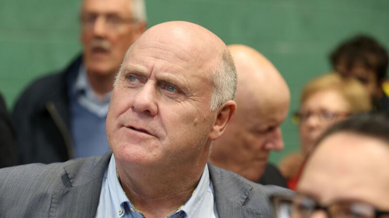 Noel Grealish at the Galway West Count in   Salthill. Photograph: Joe O’Shaughnessy