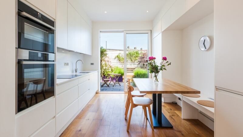 The kitchen-dining area