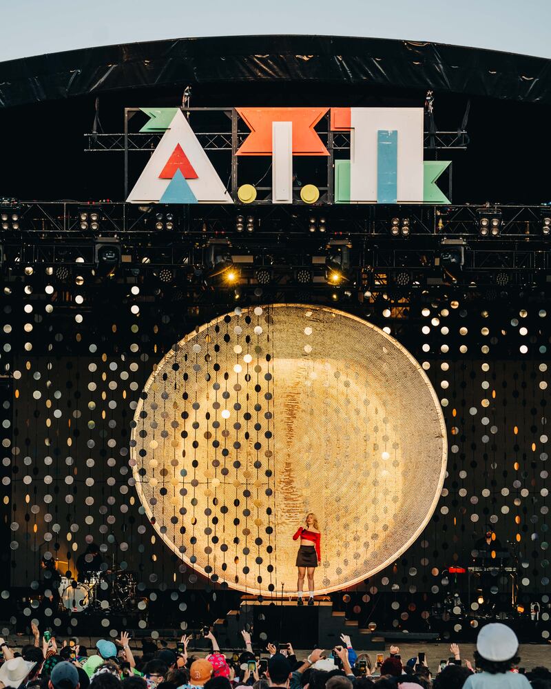 Lorde performing at All Together Now festival in Co Waterford. Photograph: Aron Cahill
