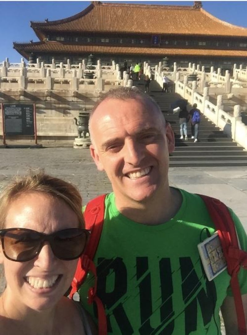 Laura is back in China while David is in Ireland