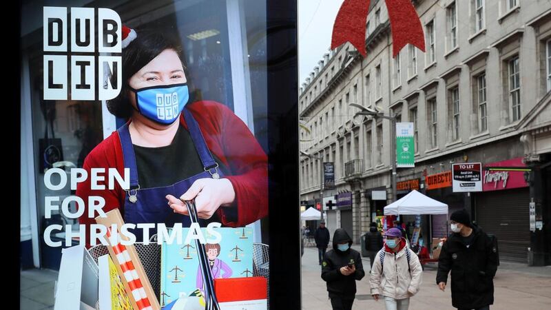 People on Henry Street in Dublin. Photograph: Brian Lawless/PA Wire