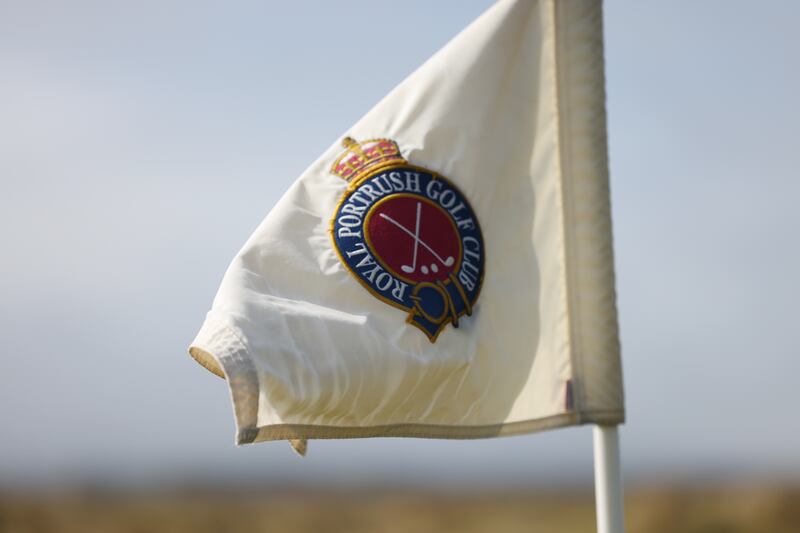 A pin at Royal Portrush, long recognised as one of the top clubs on the island of Ireland. Photograph: Bryan O’Brien