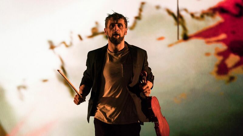 Aaron Monaghan as Martin in The Second Violinist. Photograph: Patrick Redmond
