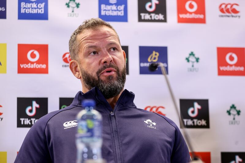 Andy Farrell's qualities include clever man-management. Photograph: Ben Brady/Inpho