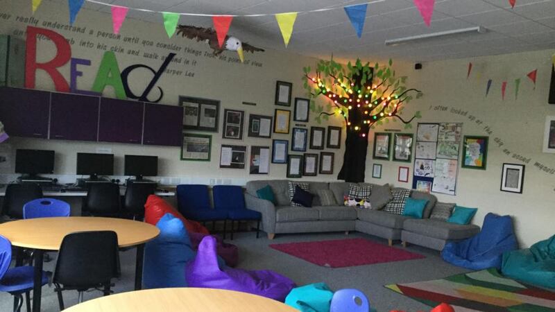 TY Art students took on a project to make our library a more welcoming and comfortable space