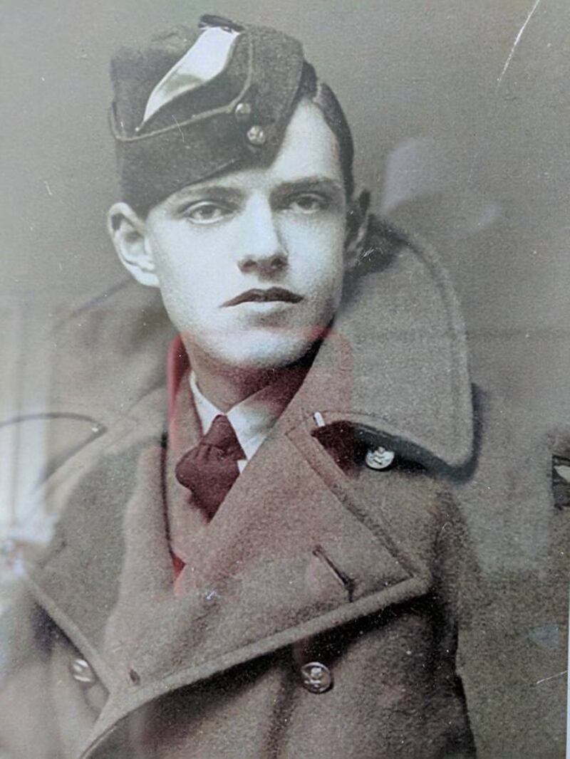 Sam Gilmour, formerly of the RAF, whose ashes were scattered in Ballymena, Co Antrim, on Wednesday.