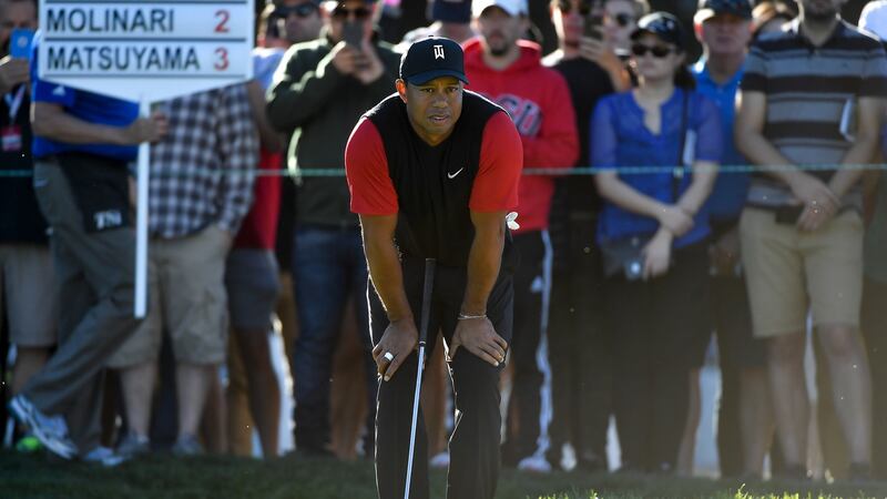 Tiger Woods secured a top-30 finish in San Diego. Photograph: Donald Miralle/Getty