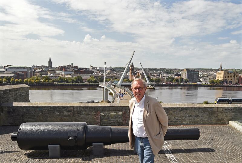 BBC journalist Peter Taylor in Derry. Photograph: Trevor McBride