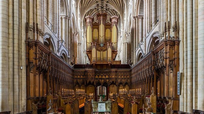 Norwich Cathedral choir today