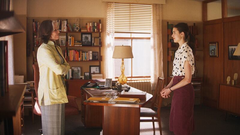 Sigourney Weaver and Margaret Qualley in My New York Year