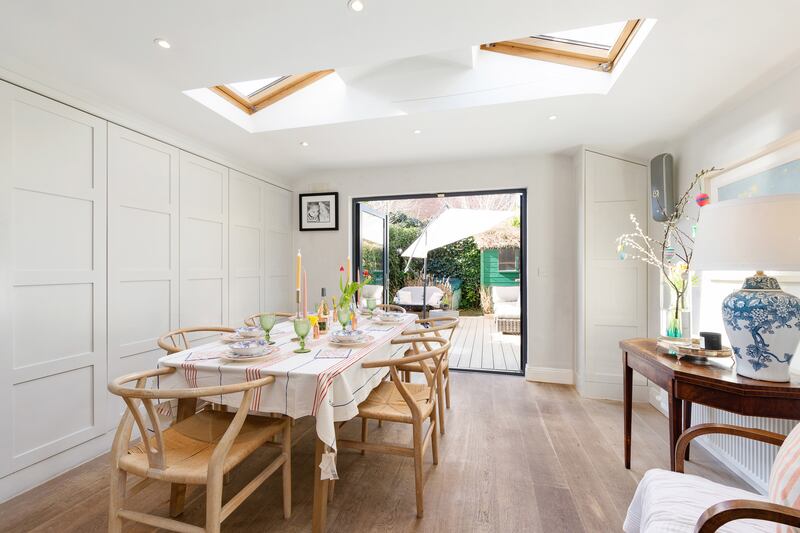 The left hand wall hides a large storage area.