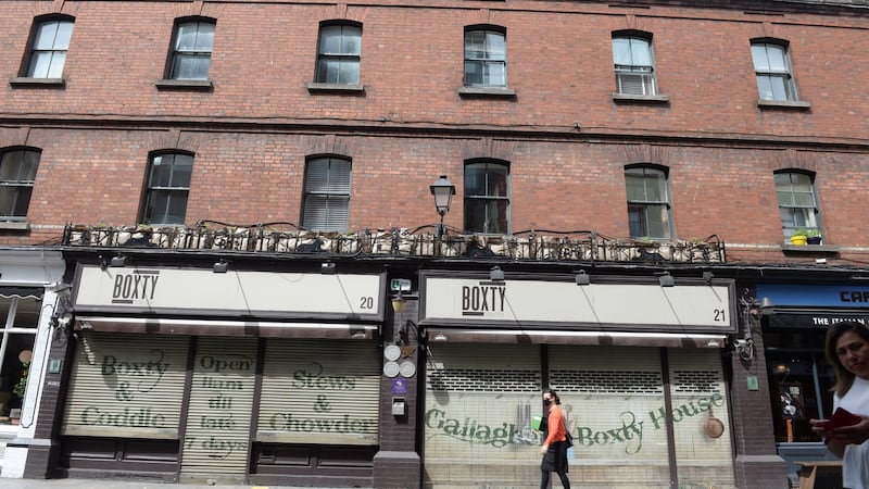 Gallagher’s Boxty House in Temple Bar, Dublin, which is closing down after more than 30 years’ trading. Photograph: Dara Mac Dónaill