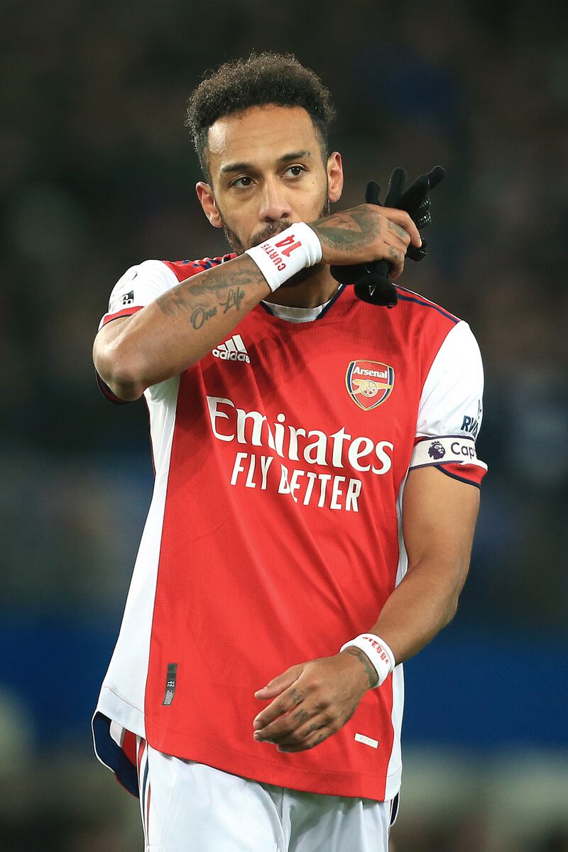 Pierre-Emerick Aubameyang’s Arsenal pension plan has been offloaded to Barcelona in return for some zingy tweets. File photograph: Getty