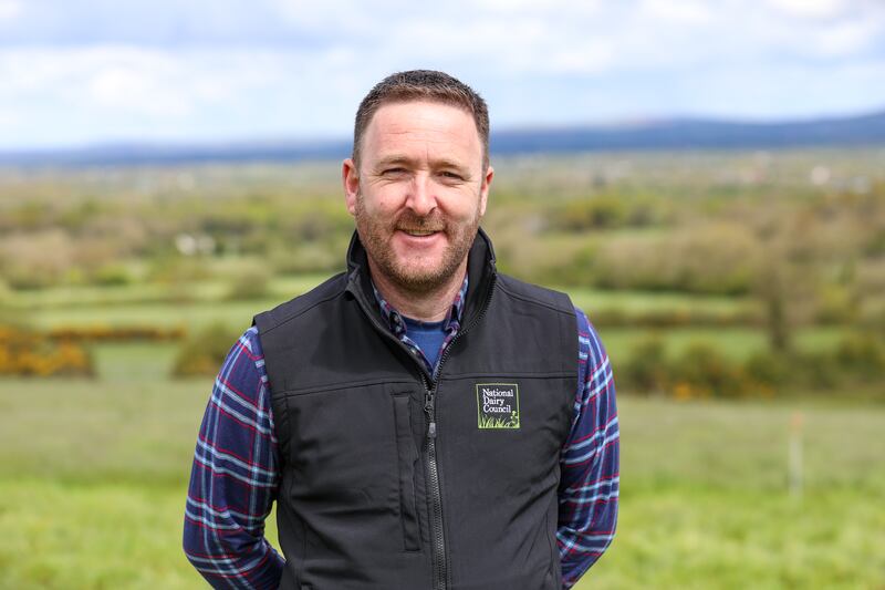 James Flaherty, a farmer ambassador for the National Dairy Council, is from a family that has been farming in Castleisland in Co Kerry since 1850. Photograph: Odhran Ducie