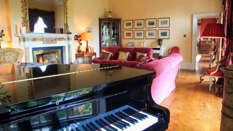 The piano room