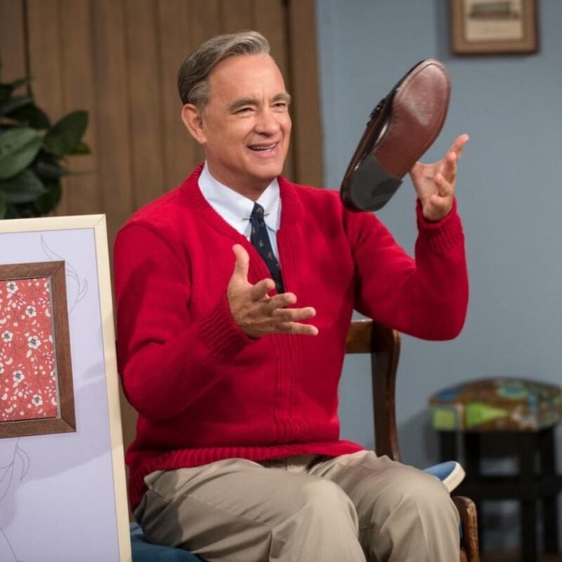 Tom Hanks as Mister Rogers in A Beautiful Day in the Neighborhood