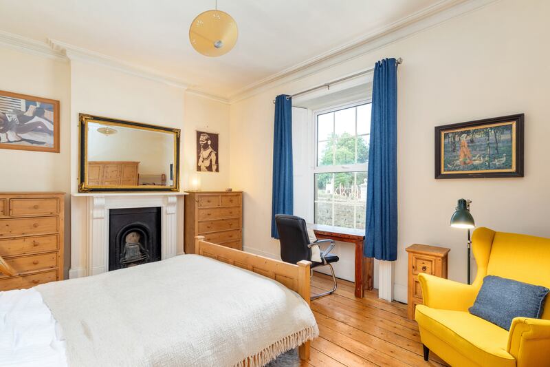 The property has four bedrooms