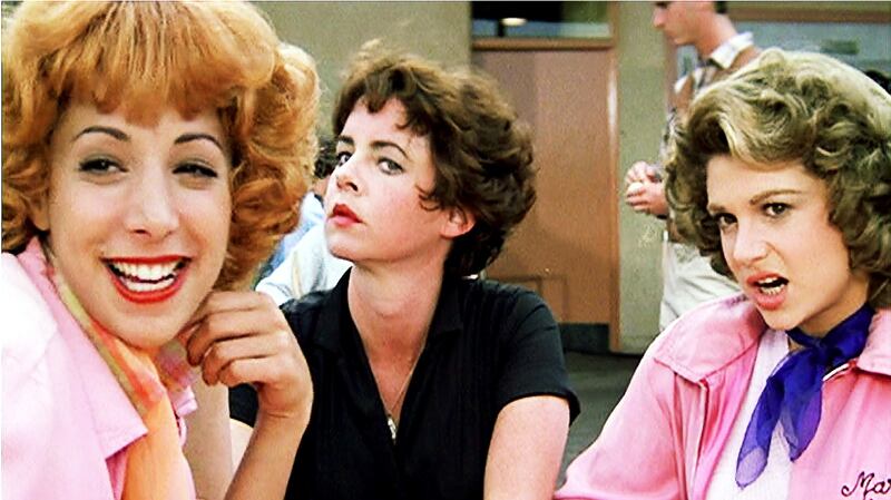 Pink Ladies: Frenchy (Didi Conn), Rizzo (Stockard Channing) and Marty (Dinah Manoff) from Grease