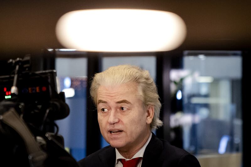 Geert Wilders isn’t even the first libertarian nativist to shake Dutch politics this century. Photograph: Robin Van Lonkhuijsen/AFP via Getty Images