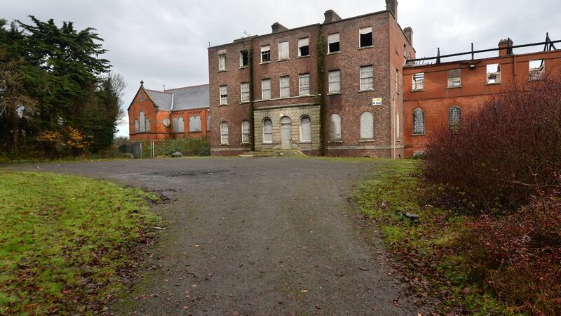 The former Belcamp school and chapel on the Malahide Road, Dublin. Photograph: Dara Mac Dónaill