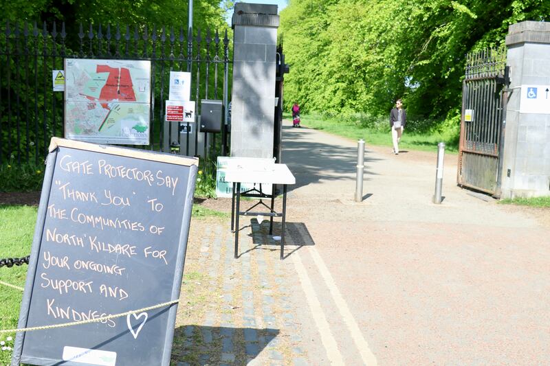 The Castletown Gate Keepers want Lime Avenue (pictured) to remain exclusively a pedestrian walkway for visitors to Castletown House and grounds