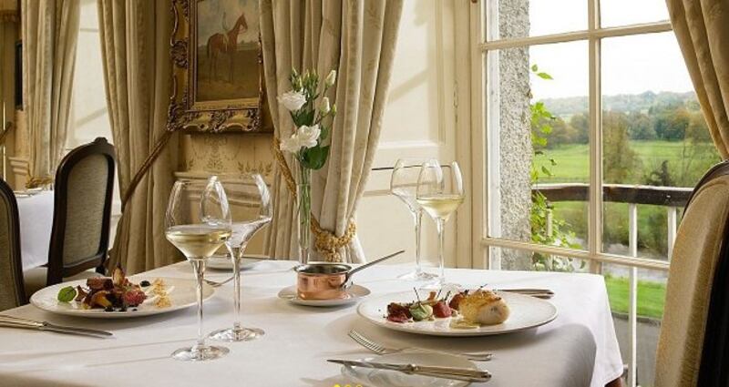 Interior picture of Lady Helen restaurant in Mount Juliet, Kilkenny. Photograph: Lady Helen website
