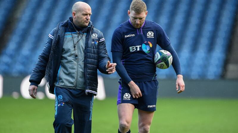 Finn Russell remains absent from Gregor Townsend’s Scotland squad. Photograph: Andy Buchanan/AFP/Getty
