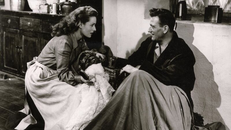Maureen O'Hara and John Wayne in The Quiet Man.  Photograph: Kobal