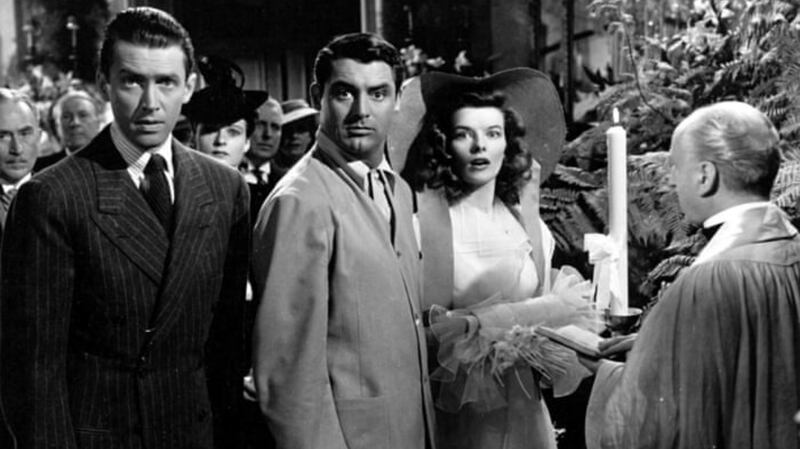 James Stewart, Cary Grant and Katharine Hepburn in The Philadelphia Story