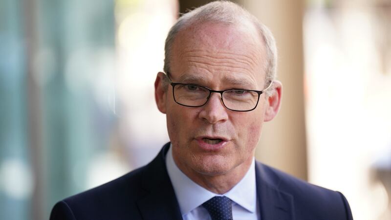 Minister for Foreign Affairs Simon Coveney said  the protocol did not weaken the constitutional position of Northern Ireland in the UK. Photograph: Rebecca Black/PA Wire