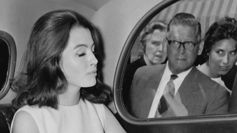 Profumo affair: Christine Keeler under scrutiny at the Cannes film festival in 1963. Photograph: Express/Hulton/Getty