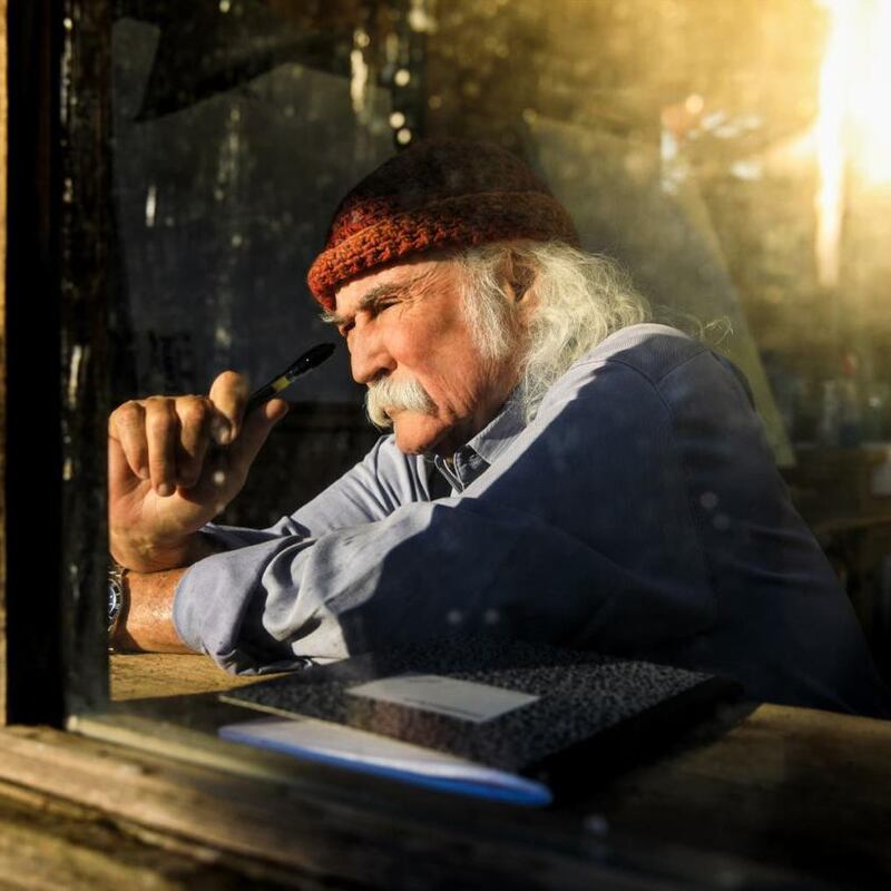 David Crosby: ’Both CSN and CSNY are more sophisticated bands than the Byrds and went way further.’ Photograph: Anna Webber/Courtesy of the artist