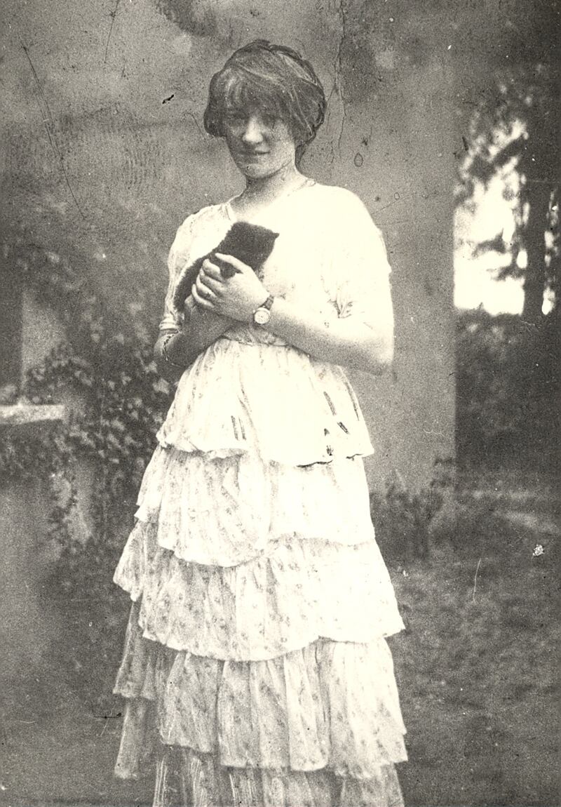 Grace Plunkett photographed six weeks after her wedding to Joseph Plunkett in Kilmainham Gaol