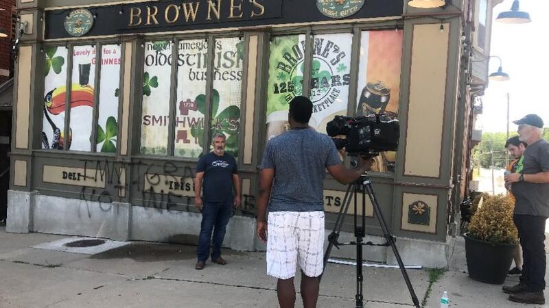 Browne’s Irish Market in Kansas City: racists are empowered to conduct public displays of bigotry and hate.