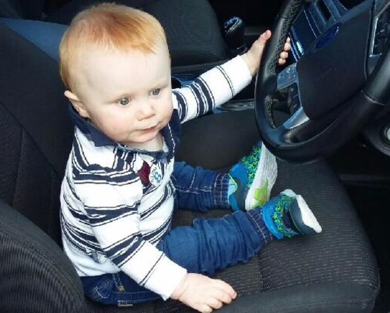 Doug Beattie's grandson Cameron, who died at one year of age.