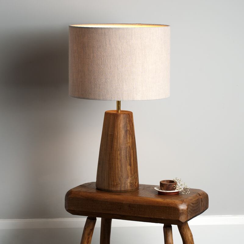 Irish linen lampshade