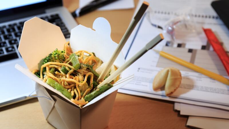 For some clients, Compass will deliver meals to staff desks  rather than opening the canteen for workers to congregate. Photograph: iStock