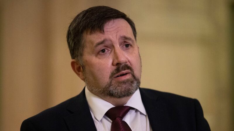 Northern Ireland’s health Minister Robin Swann. Photograph: Liam McBurney/PA Wire.