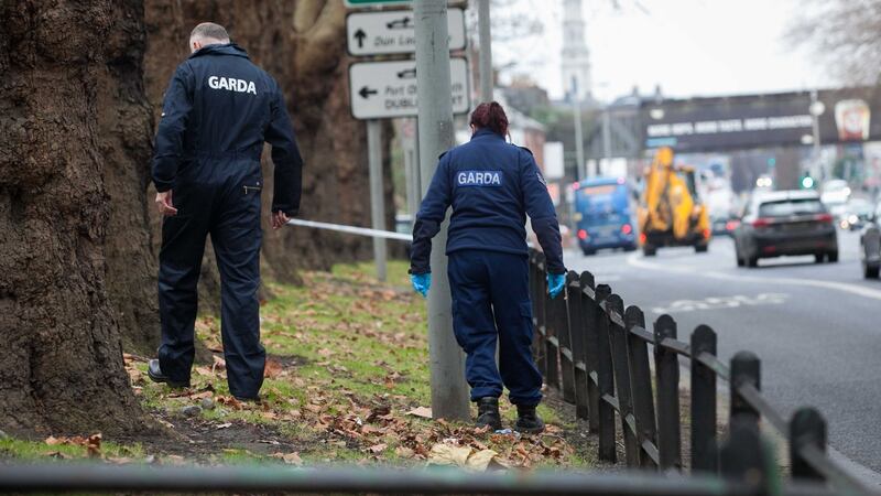 The victim remains in hospital after suffering serious injuries during the alleged knife attack. Photograph: Gareth Chaney/Collins