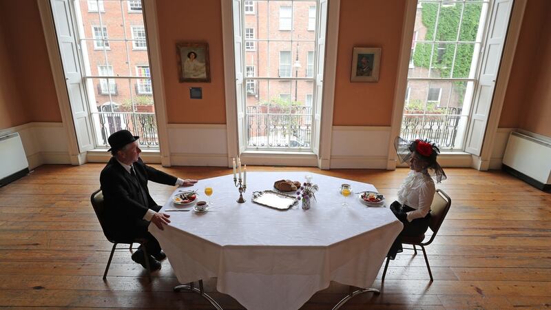 A socially distanced breakfast. Photograph Nick Bradshaw / The Irish Times